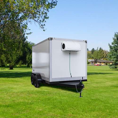 7x12 ft. Small Refrigerated Trailer - holds 3 pallets