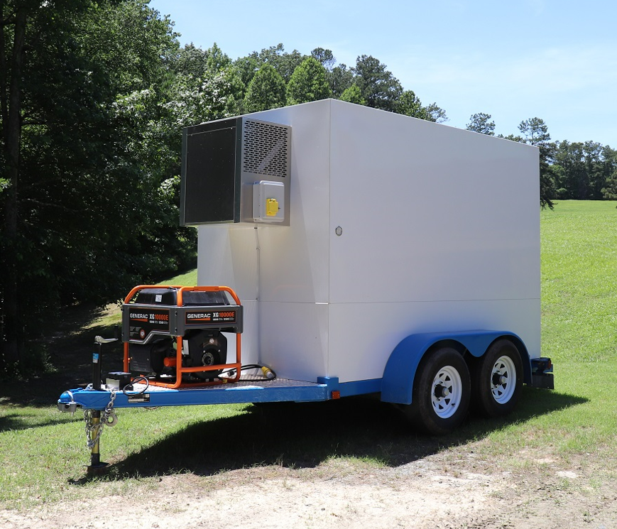 5x10 ft. Polar Temp Refrigerated Trailer - holds 263 cubic ft.